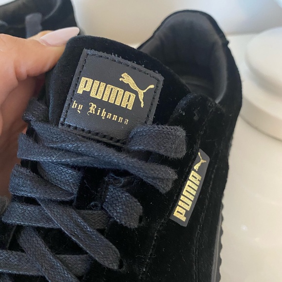 Puma Creeper Velvet x Fenty by Rihanna Puma “Black” - Picture 2 of 3